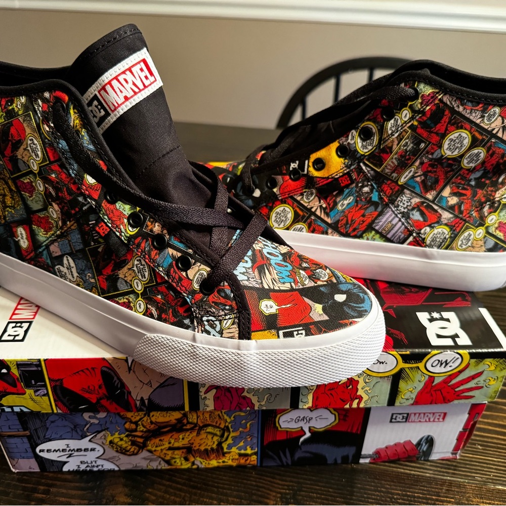 DC Shoes Men’s 9.5 Deadpool Limited edition